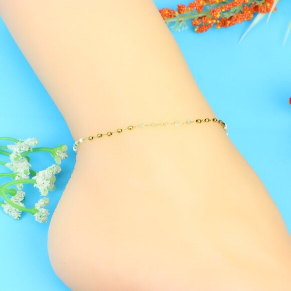 Elegant Handmade Anklet – Perfect for Women & Girls | Ideal Gift Option, DYC1385 - Picture 1 of 8